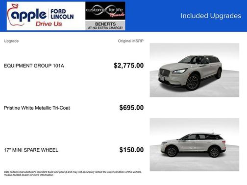 2022 Lincoln Corsair Standard