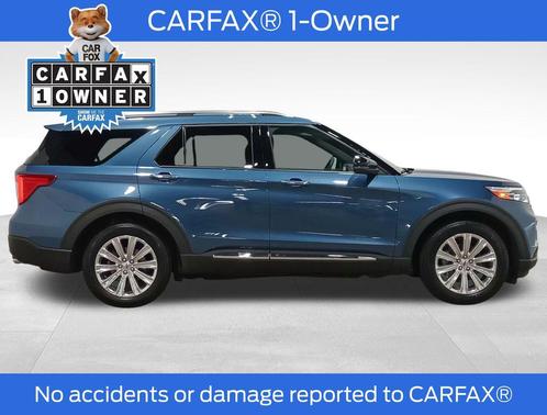 Blue Metallic 2020 Ford Explorer Limited