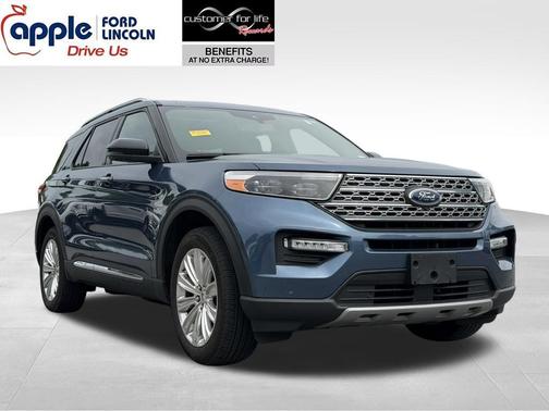 Blue Metallic 2020 Ford Explorer Limited