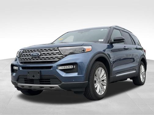 Blue Metallic 2020 Ford Explorer Limited