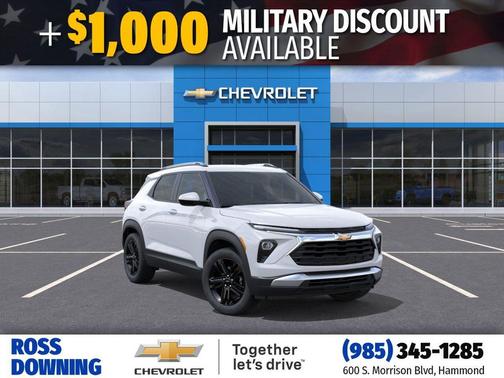 Summit White 2026 Chevrolet Trailblazer LT