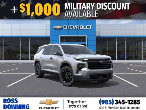 Sterling Gray Metallic 2026 Chevrolet Traverse LT