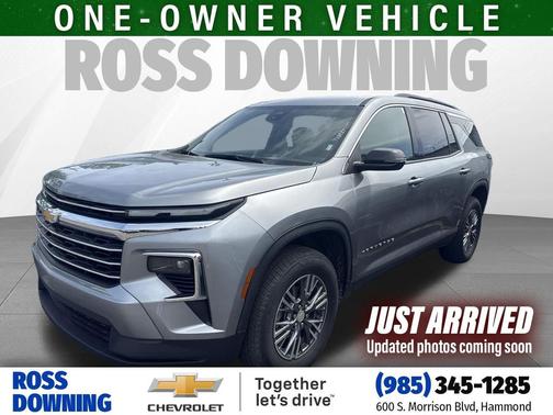Sterling Gray Metallic 2025 Chevrolet Traverse LT