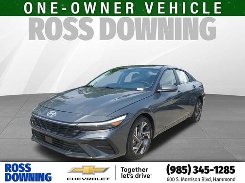 Ecotronic Gray 2025 Hyundai ELANTRA Limited
