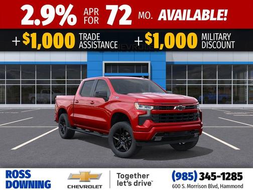 Radiant Red Tintcoat 2026 Chevrolet Silverado 1500 RST