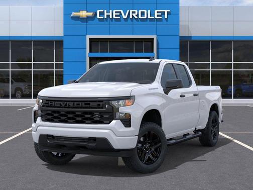 Summit White 2026 Chevrolet Silverado 1500 Custom