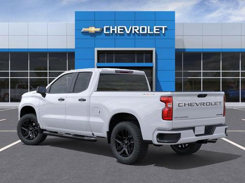 Summit White 2026 Chevrolet Silverado 1500 Custom