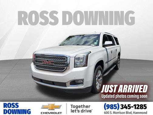 White Frost Tricoat 2019 GMC Yukon XL SLT