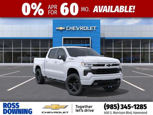 Summit White 2026 Chevrolet Silverado 1500 RST