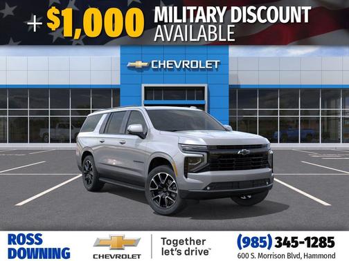 Sterling Gray Metallic 2026 Chevrolet Suburban RST
