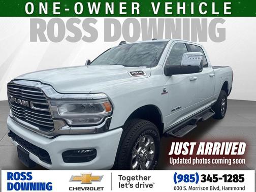 Bright White Clearcoat 2024 RAM 2500 Laramie Crew Cab 4x4 6'4' Box