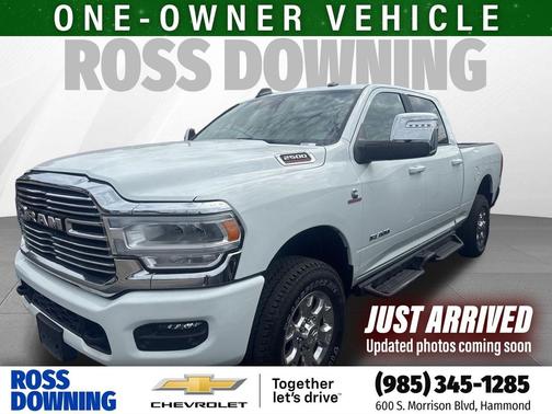 Bright White Clearcoat 2024 RAM 2500 Laramie Crew Cab 4x4 6'4' Box