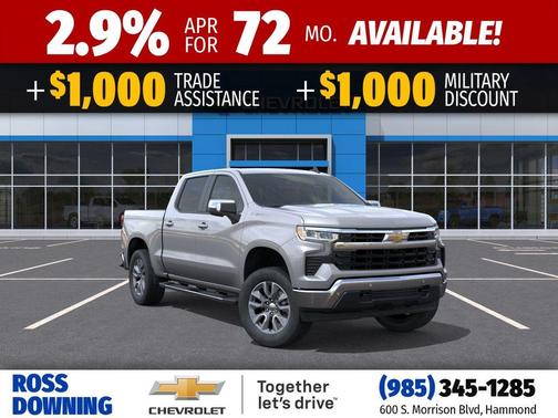 Sterling Gray Metallic 2026 Chevrolet Silverado 1500 LT