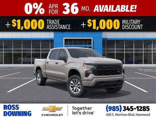 White Sands 2026 Chevrolet Silverado 1500 Custom