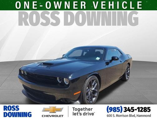 Pitch Black Clearcoat 2023 Dodge Challenger GT