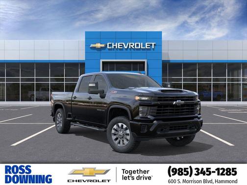 Black 2026 Chevrolet Silverado 2500 Custom