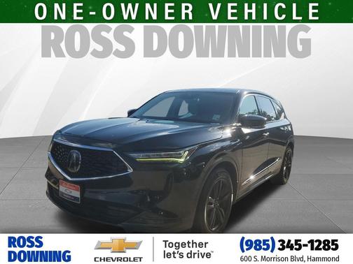 Black 2022 Acura MDX Base