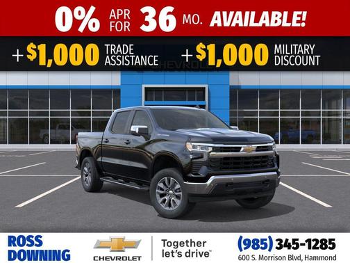 Black 2026 Chevrolet Silverado 1500 LT