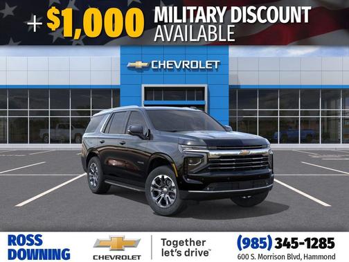 Black 2026 Chevrolet Tahoe LT