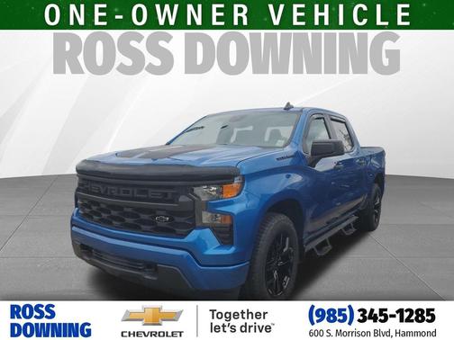 Glacier Blue Metallic 2022 Chevrolet Silverado 1500 Custom