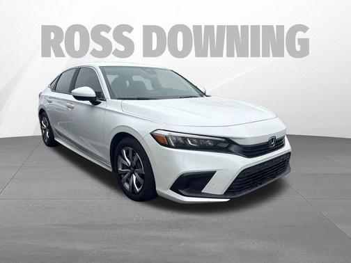 Platinum White Pearl 2022 Honda Civic LX