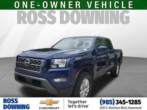 Deep Blue Pearl 2022 Nissan Frontier SV