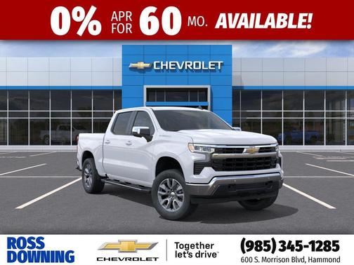 Summit White 2026 Chevrolet Silverado 1500 LT