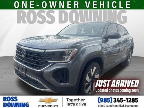 Gray 2025 Volkswagen Atlas Cross Sport 2.0T SE w/Technology