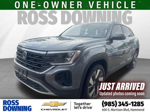Gray 2025 Volkswagen Atlas Cross Sport 2.0T SE w/Technology