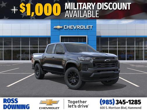 Black 2026 Chevrolet Colorado WT
