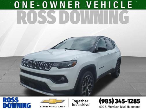 Bright White Clearcoat 2025 Jeep Compass Limited