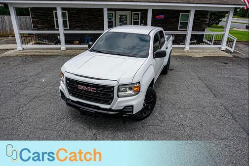 Summit White 2021 GMC Canyon Elevation Standard