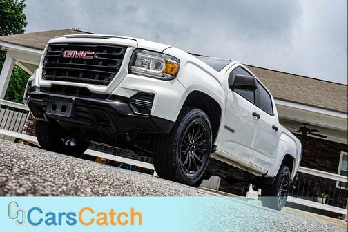 Summit White 2021 GMC Canyon Elevation Standard