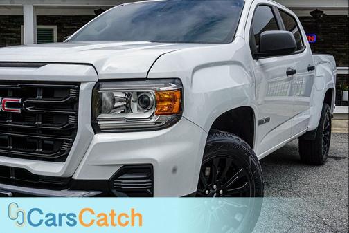 Summit White 2021 GMC Canyon Elevation Standard