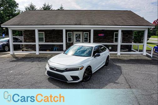 Platinum White Pearl 2022 Honda Civic Sport