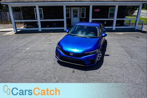 Aegean Blue Metallic 2022 Honda Civic LX