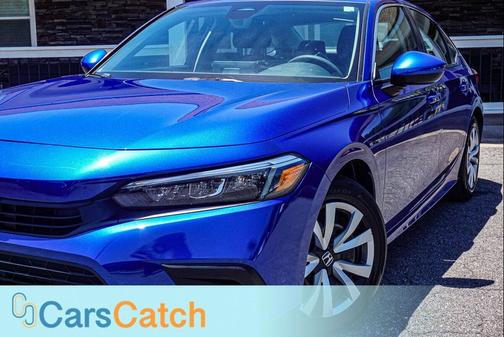 Aegean Blue Metallic 2022 Honda Civic LX