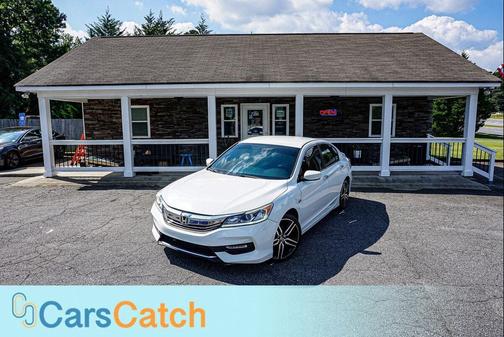 White Orchid Pearl 2017 Honda Accord Sport