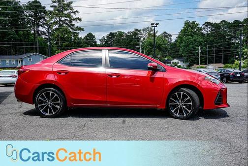 Barcelona Red Metallic 2019 Toyota Corolla SE