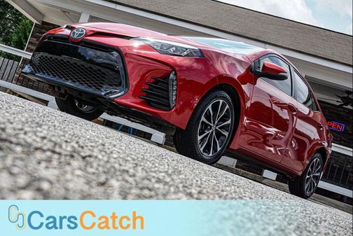 Barcelona Red Metallic 2019 Toyota Corolla SE