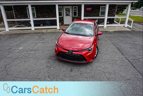Barcelona Red Metallic 2020 Toyota Corolla LE