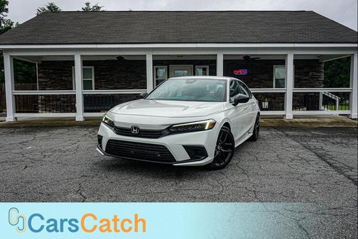 Platinum White Pearl 2022 Honda Civic Sport