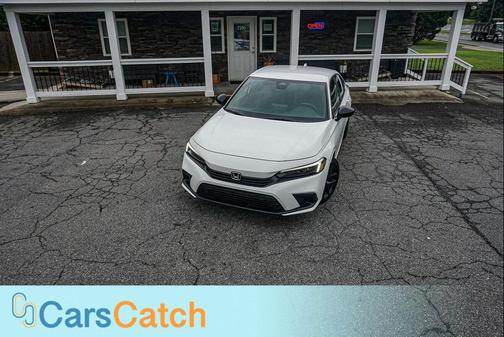 Platinum White Pearl 2022 Honda Civic Sport