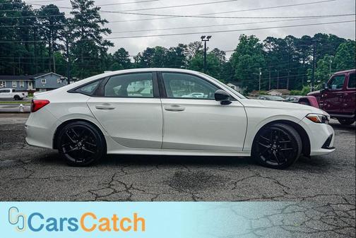 Platinum White Pearl 2022 Honda Civic Sport