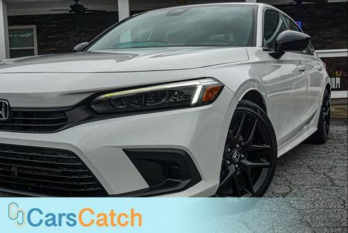Platinum White Pearl 2022 Honda Civic Sport