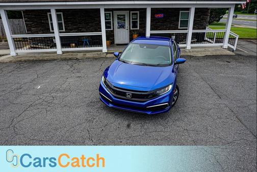 Aegean Blue Metallic 2020 Honda Civic LX