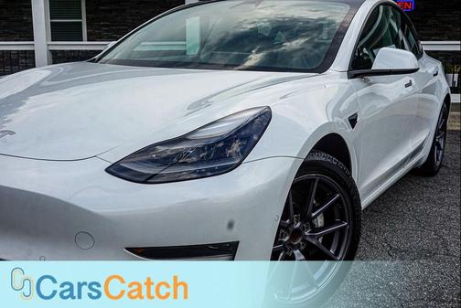 Pearl White Multi-Coat 2021 Tesla Model 3 Standard Range Plus