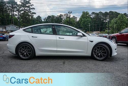 Pearl White Multi-Coat 2021 Tesla Model 3 Standard Range Plus