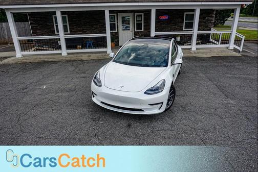 Pearl White Multi-Coat 2021 Tesla Model 3 Standard Range Plus