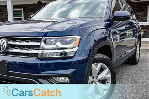 Tourmaline Blue Metallic 2018 Volkswagen Atlas 3.6L SE